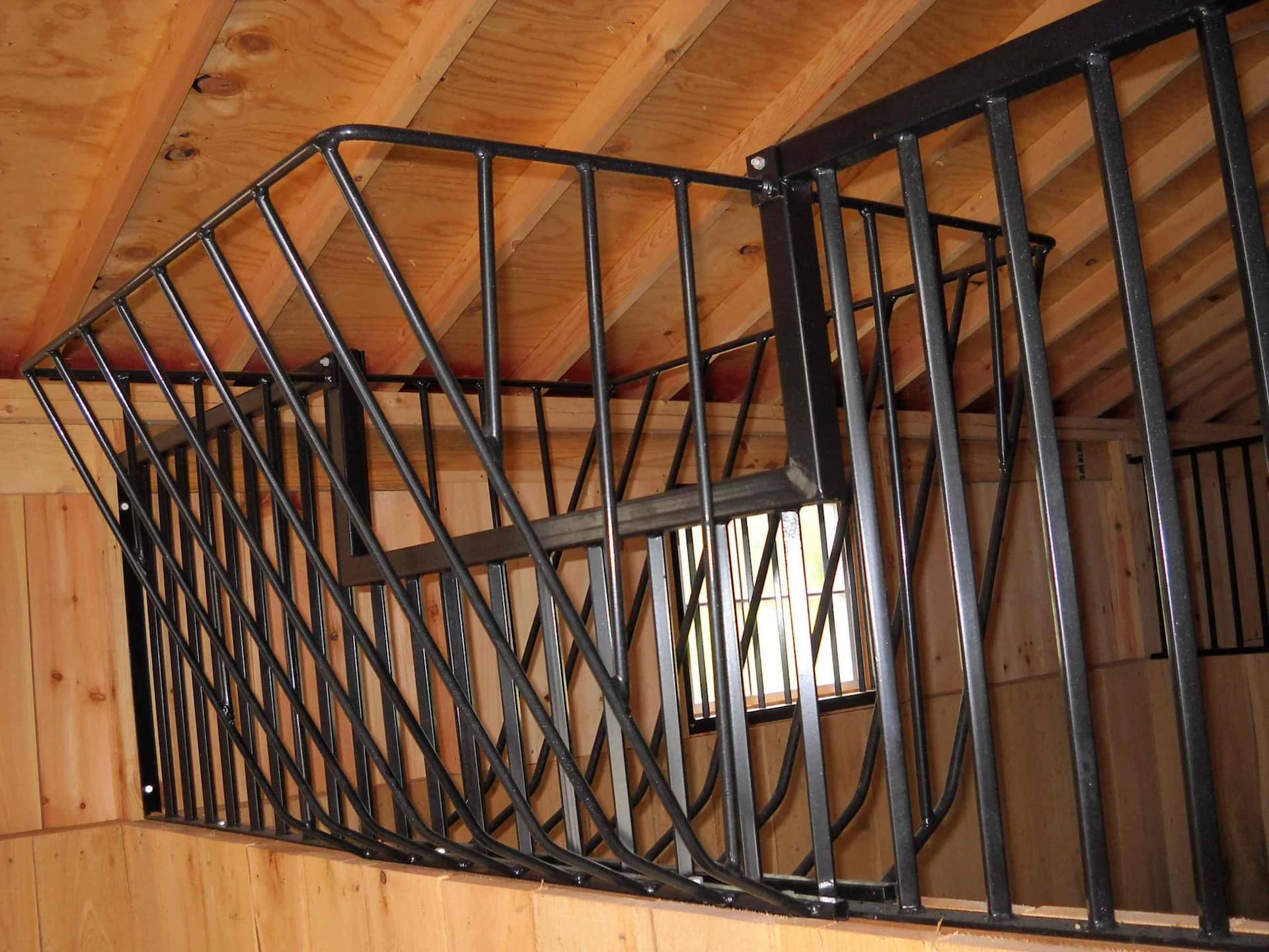 Hay Rack for horse barn