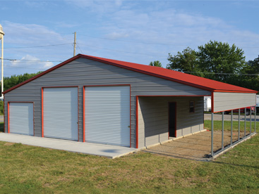 Steel Boat or RV Storage Carport - Image 9