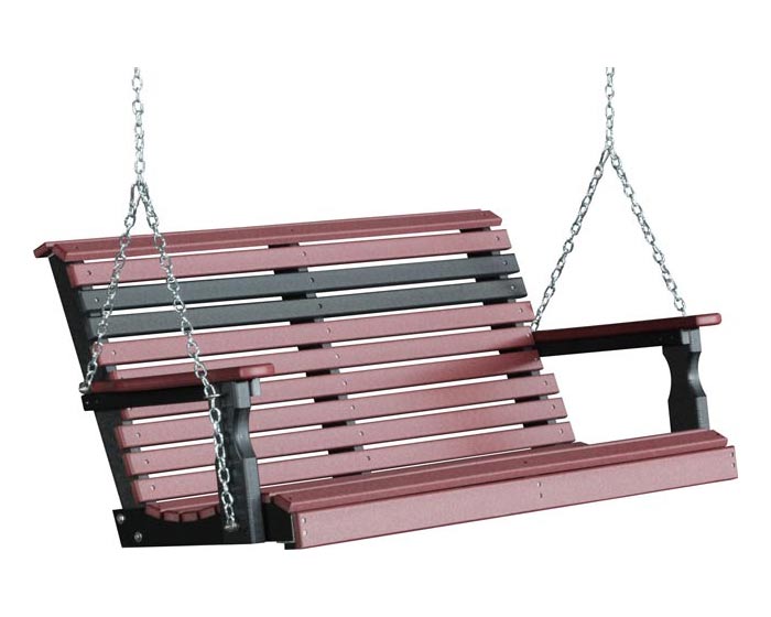 4 Foot Plain Porch Swing - Image 5