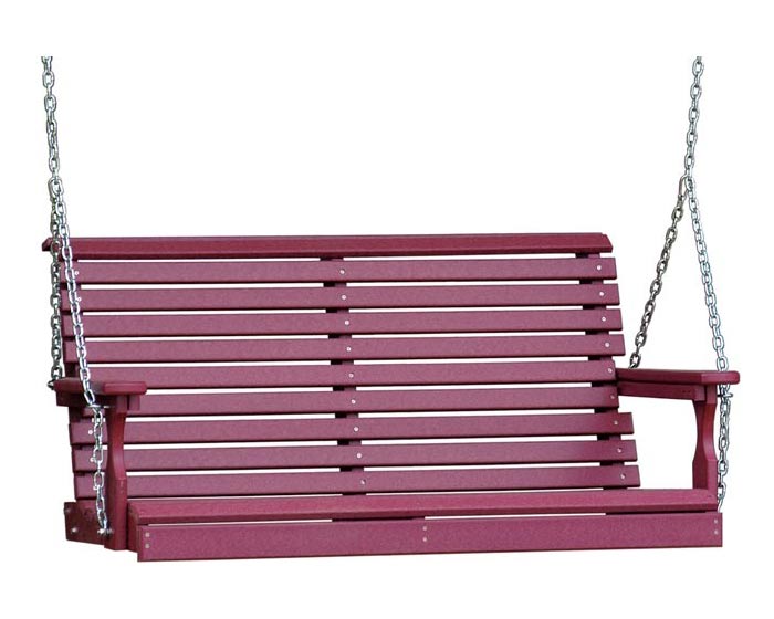 4 Foot Plain Porch Swing - Image 6
