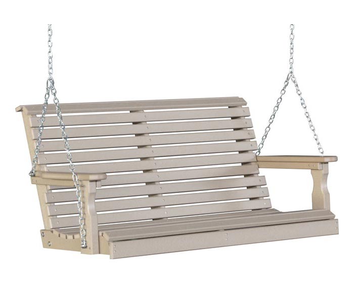 4 Foot Plain Porch Swing - Image 10