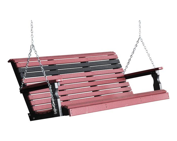5 Foot Plain Porch Swing - Image 5