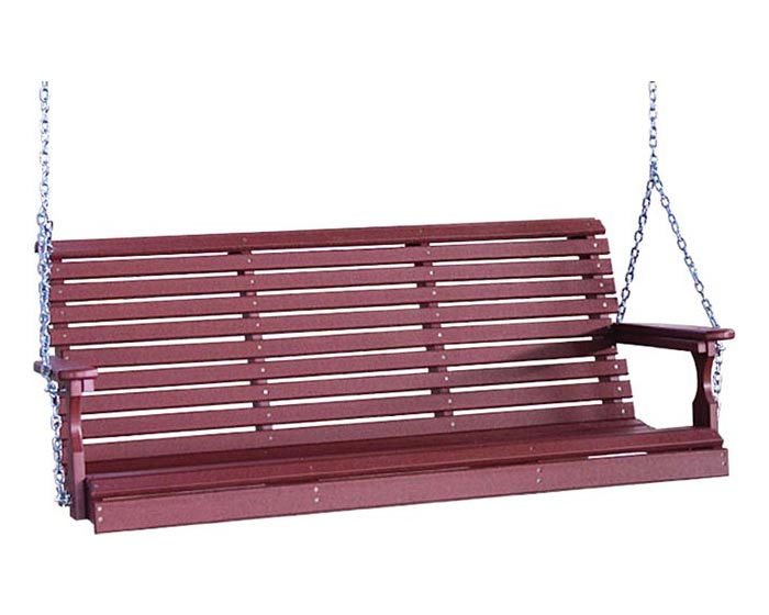 5 Foot Plain Porch Swing - Image 6