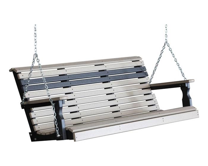5 Foot Plain Porch Swing - Image 8