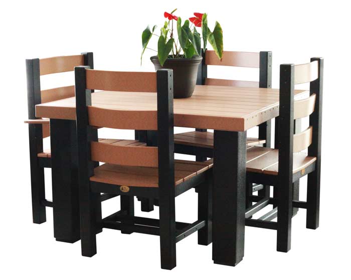 4x4-Square-Contemporary-Table-Set-with-Chairs-Cedar-&-Black