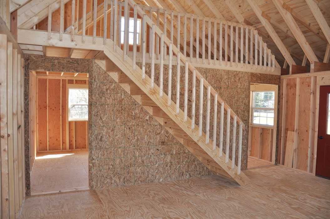 20'x30' Weekend Cabin Stairs and Loft