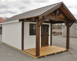 10x22 Workshop W/Timberframe Porch