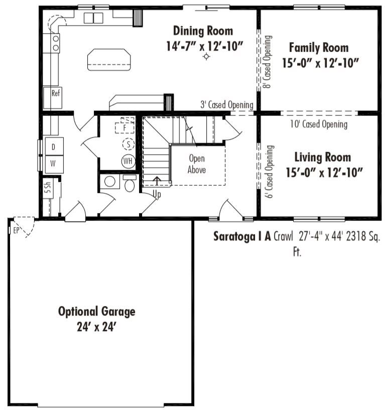 Saratoga - Floor Plan A