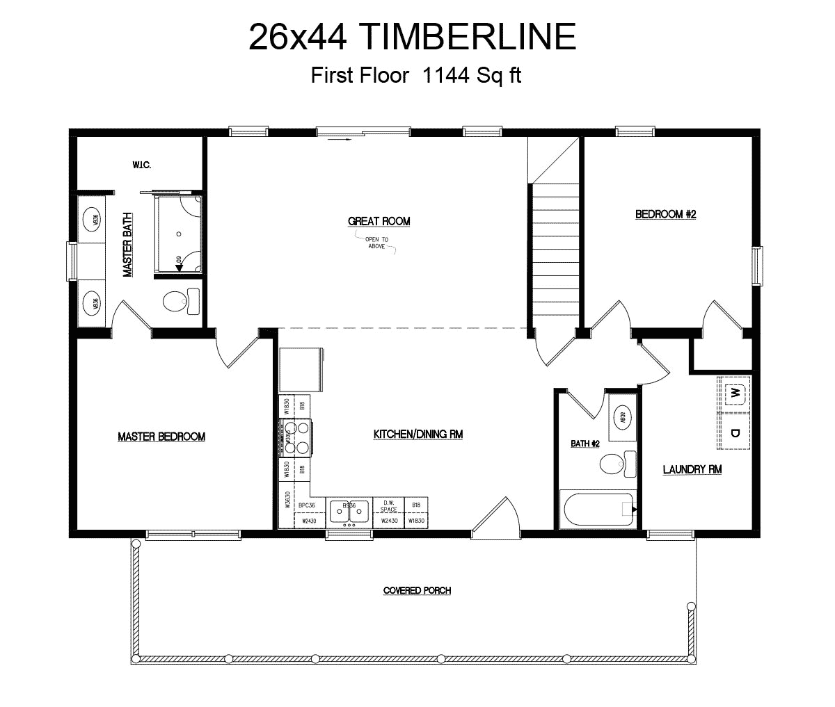 Timberline - Floor Plan A